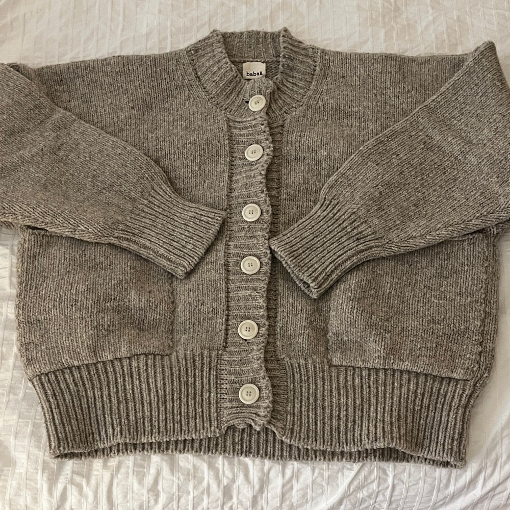Babaa Cardigan no 11 in Mist